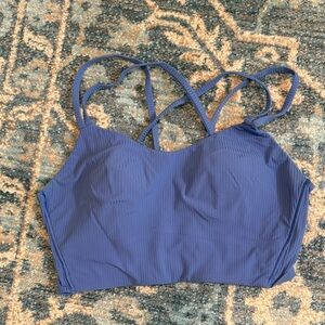 Lululemon Like a Cloud Ribbed Longline Bra Wild Indigo 8